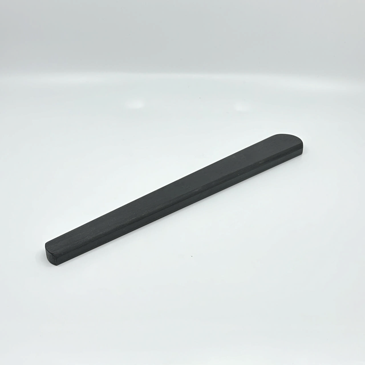 Venstre armlæn til Kerteminde stol, sort polywood