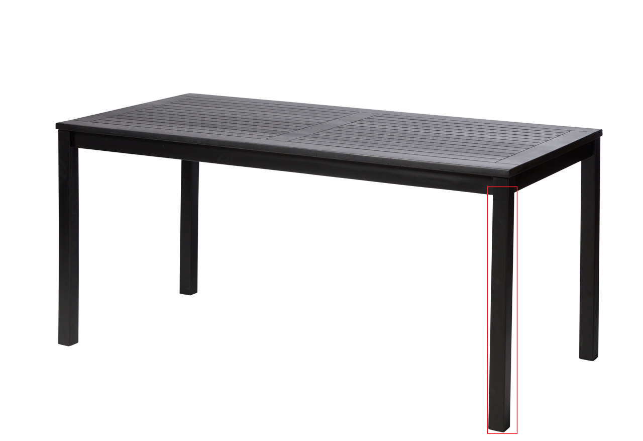 Ben til Rosenborg bord, mat sort